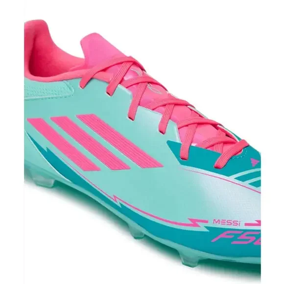 Adidas F50 MESSI Cleats FG/MG Flash Aqua Lucid Pink IH0928 NEW Men’s 8 Wmn 9